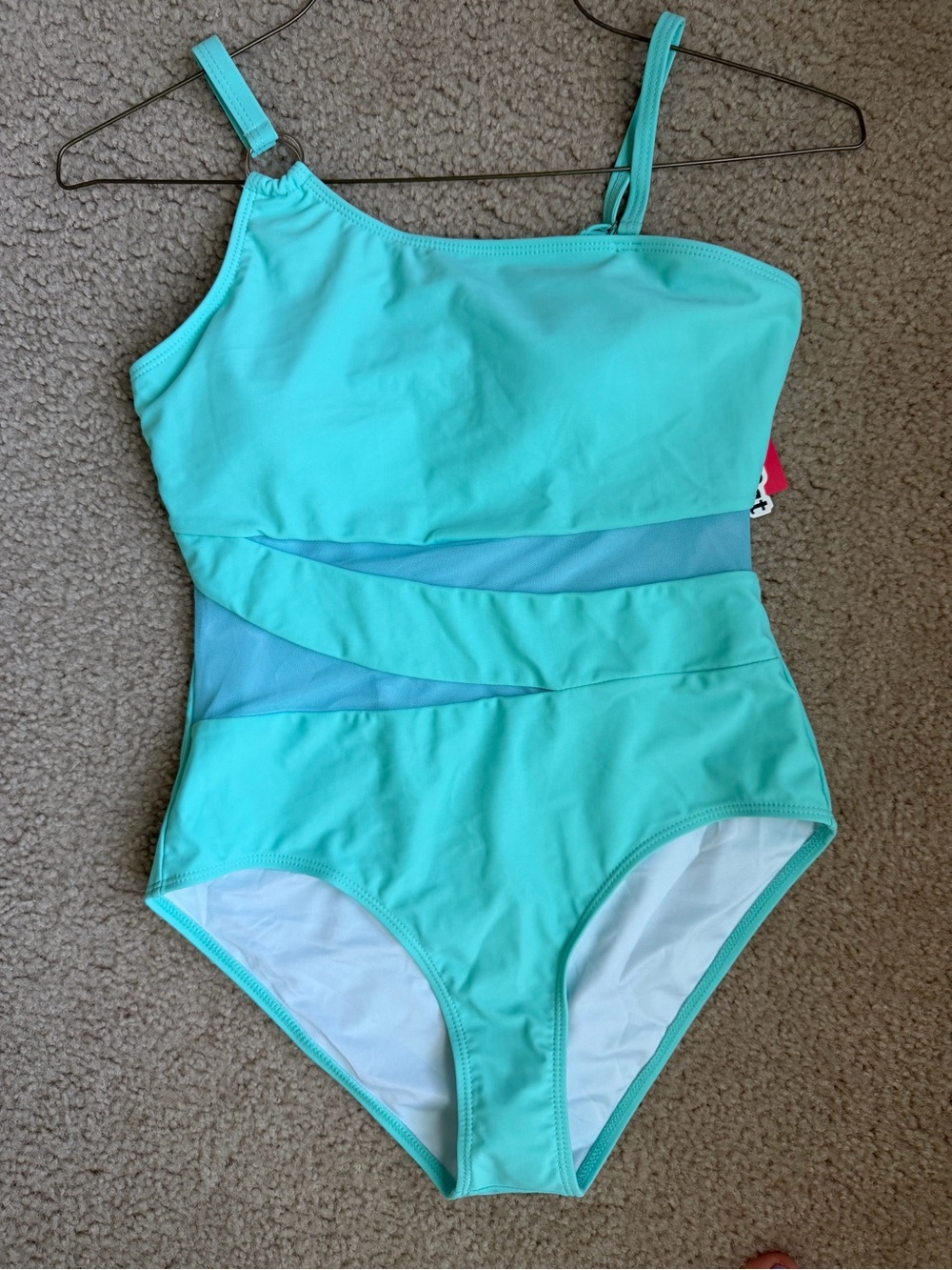Mesh One Piece One Shoulder Women’s Swim